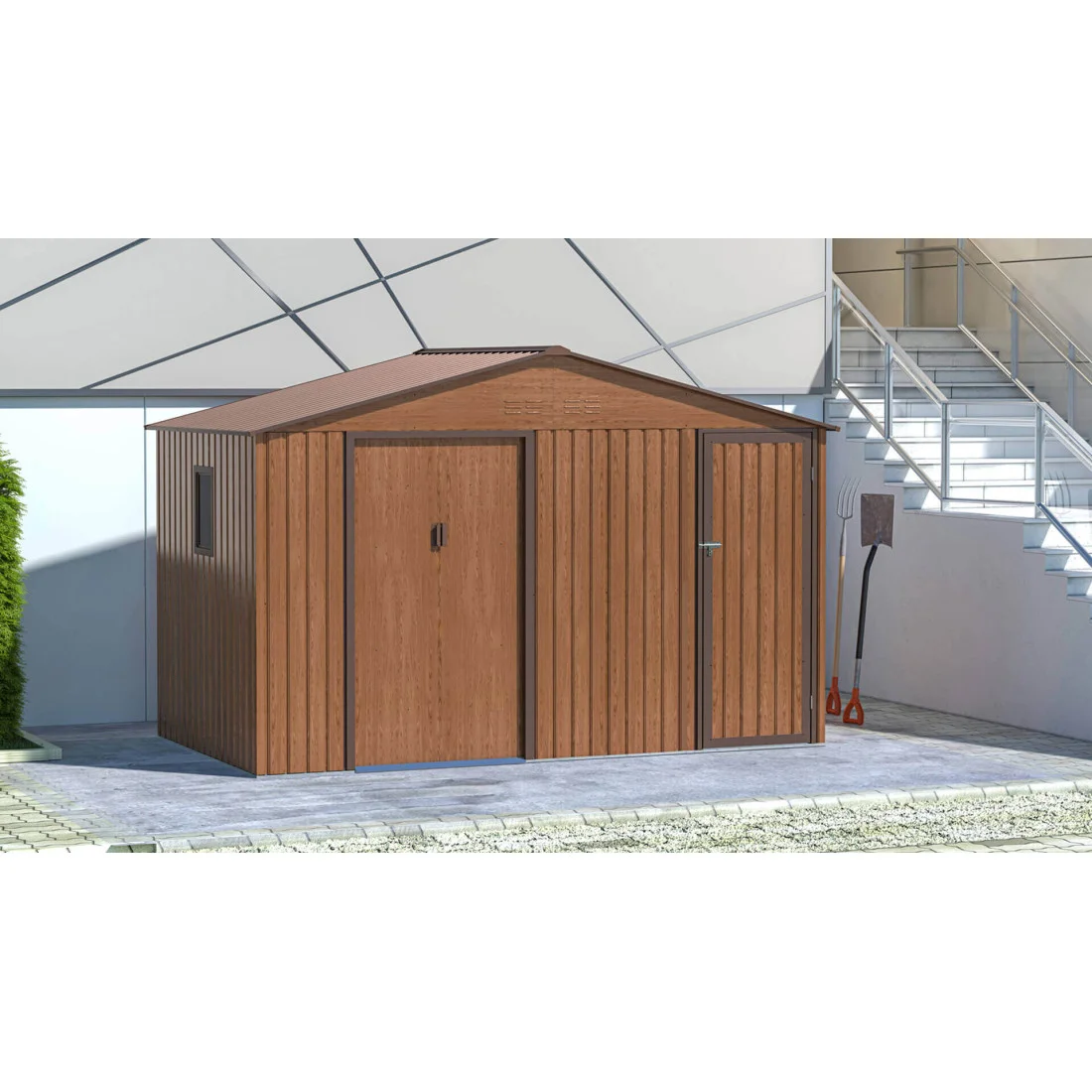 FALCON 11x6 DOMEK METALOWY WALNUT (004011) - obrazek 3