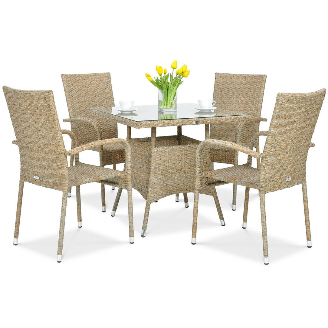FIESTA/LUGO 4+1 ZESTAW BEIGE (003182) - obrazek 2