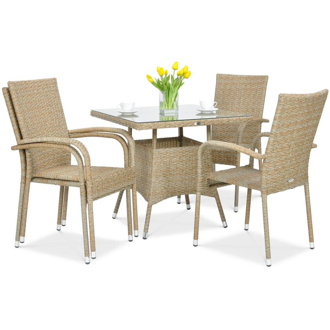 FIESTA/LUGO 4+1 ZESTAW BEIGE (003182) - obrazek 3