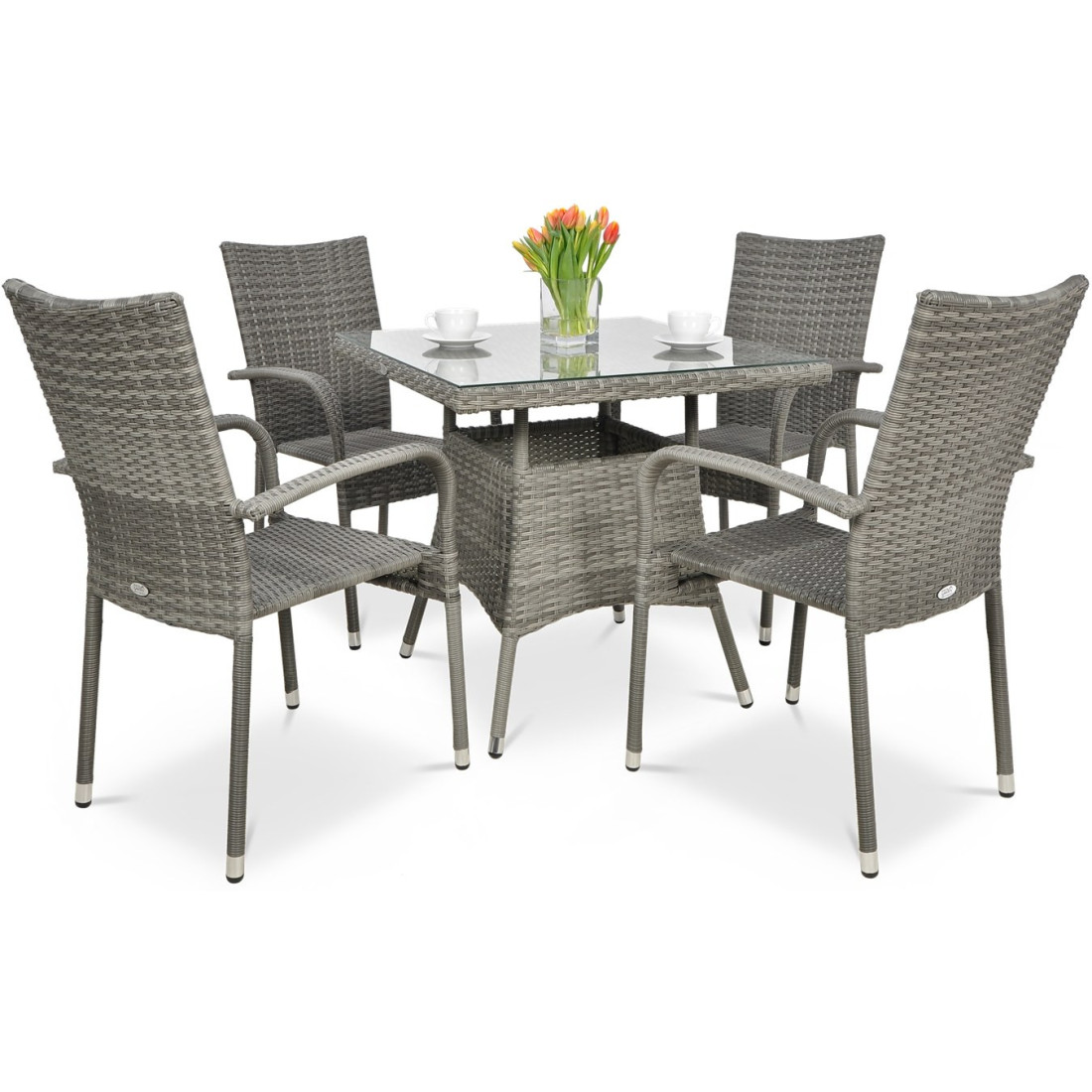 FIESTA/LUGO 4+1 ZESTAW DOLPHIN GREY (002836) - obrazek 2