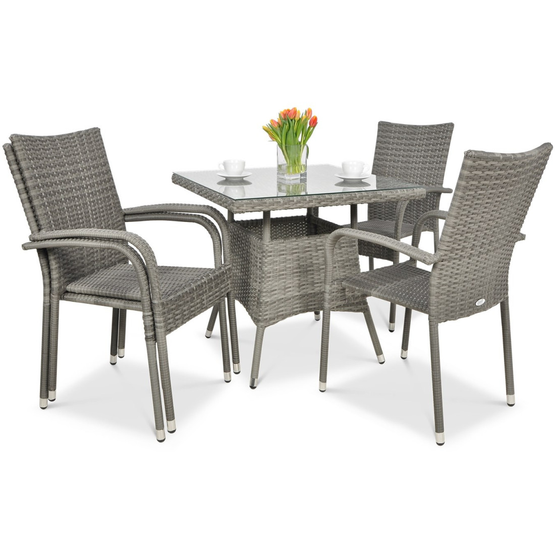 FIESTA/LUGO 4+1 ZESTAW DOLPHIN GREY (002836) - obrazek 3