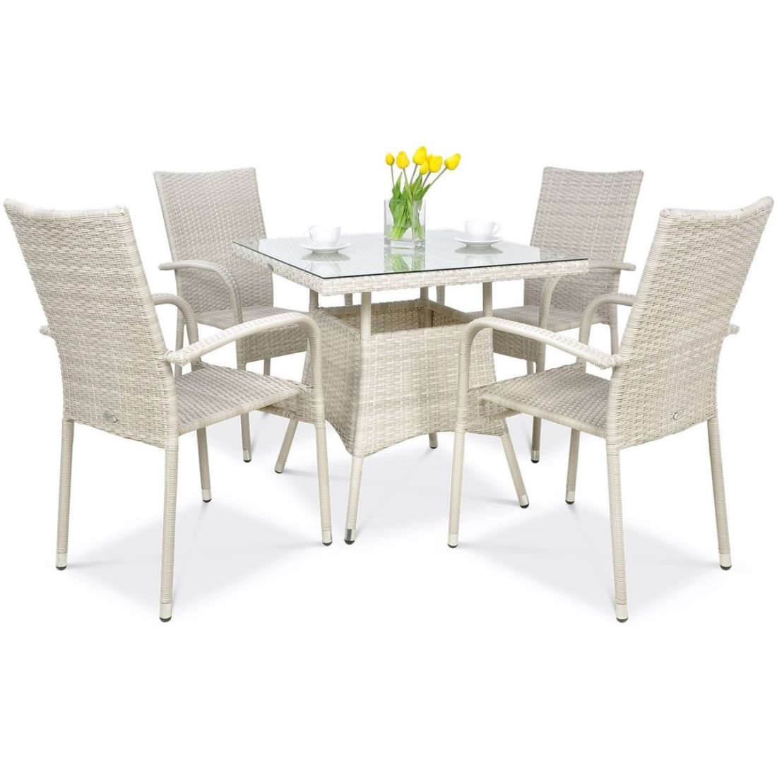 FIESTA/LUGO 4+1 ZESTAW WHITE (002844) - obrazek 2