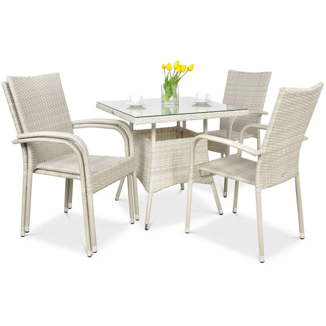 FIESTA/LUGO 4+1 ZESTAW WHITE (002844) - obrazek 3