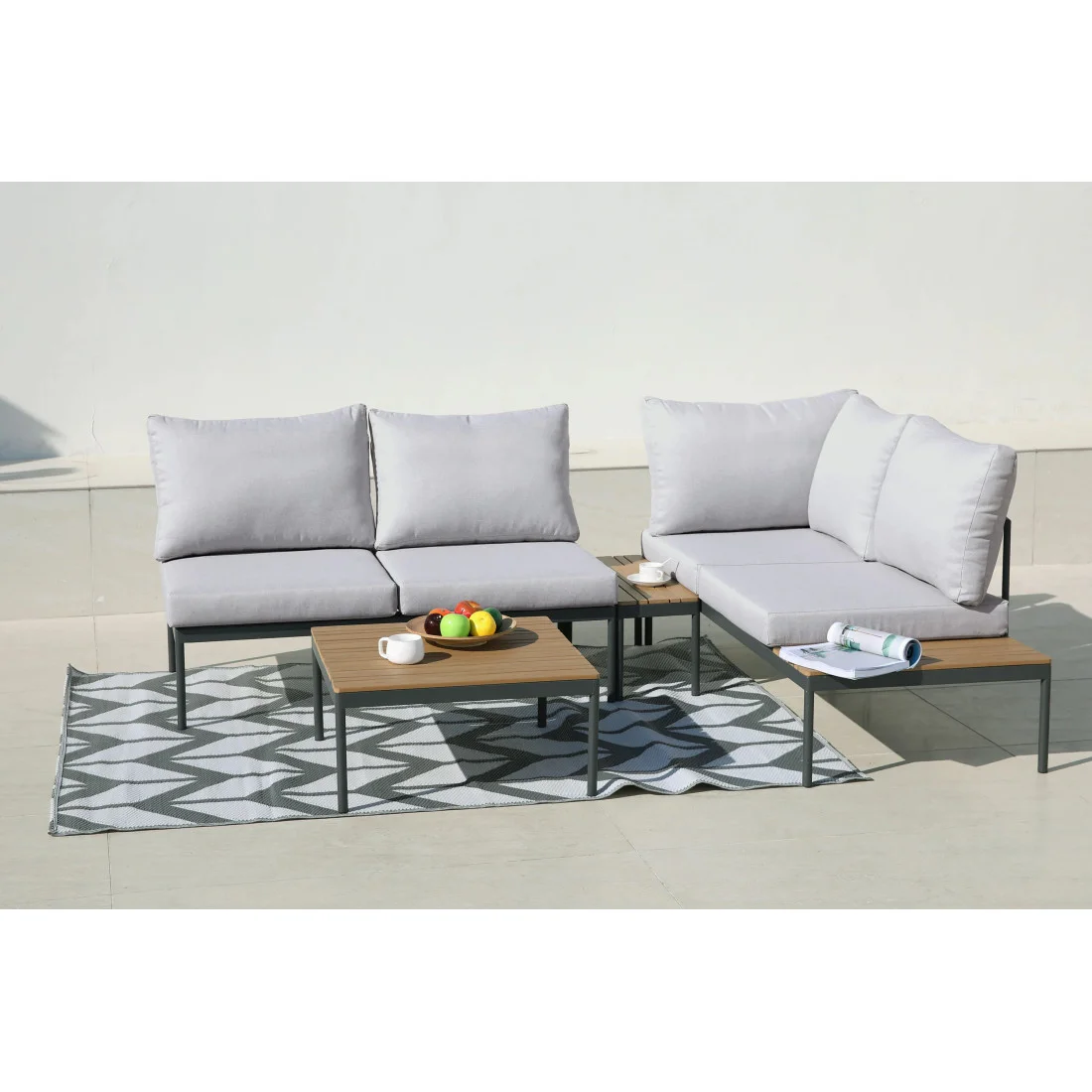 FREEMONT NAROŻNIK LIGHT GREY NEW (008830) - obrazek 3