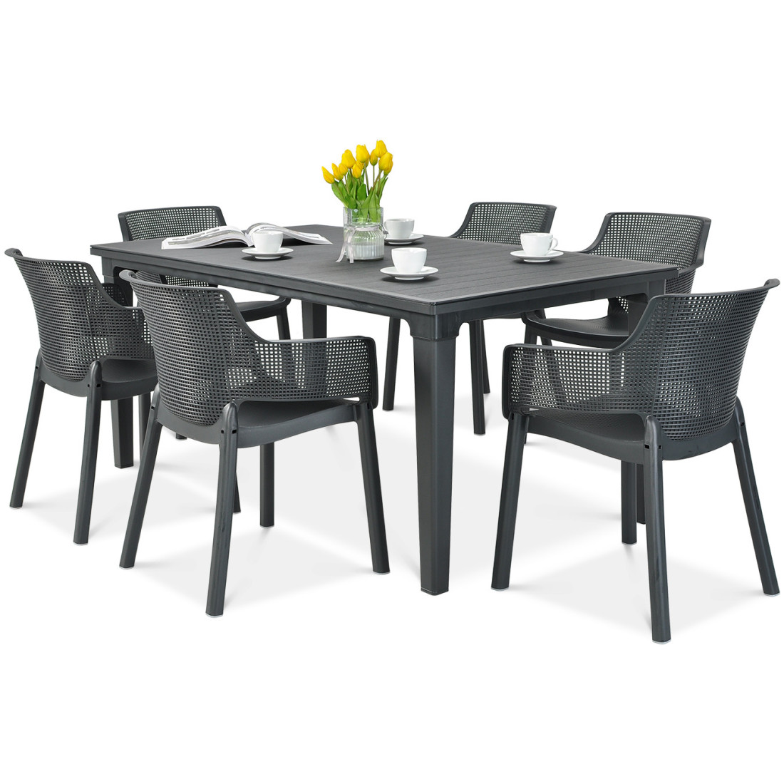 FUTURA 165 STÓŁ ANTHRACITE (000948) - obrazek 4