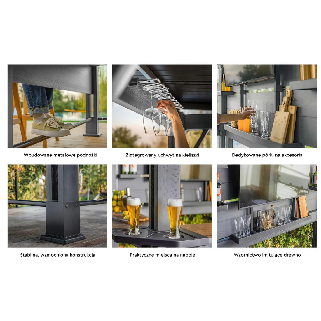 GAZEBO BAR OGRODOWY WALNUT (007924) - obrazek 4