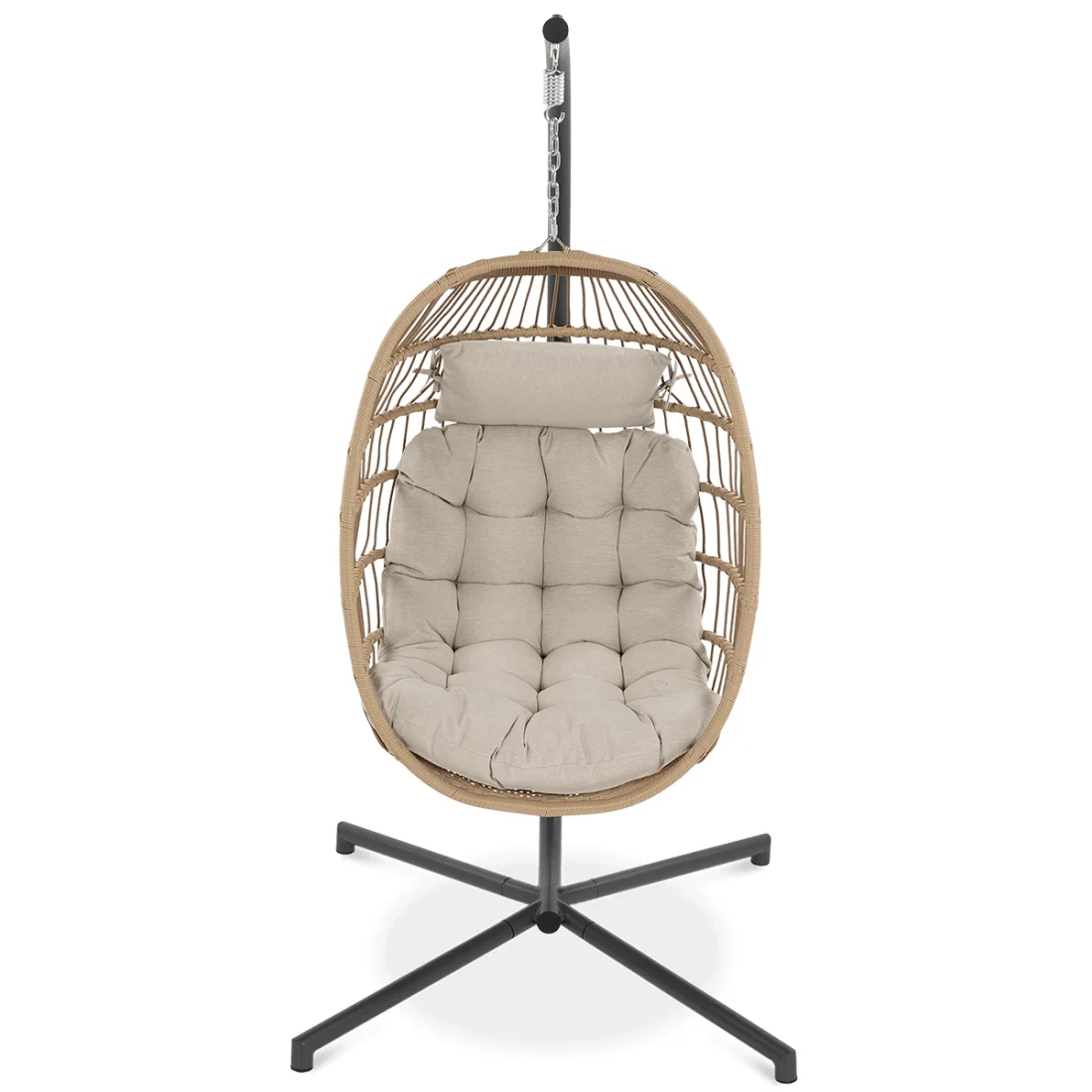 HARMONY FOTEL WISZĄCY BEIGE (004791) - obrazek 2