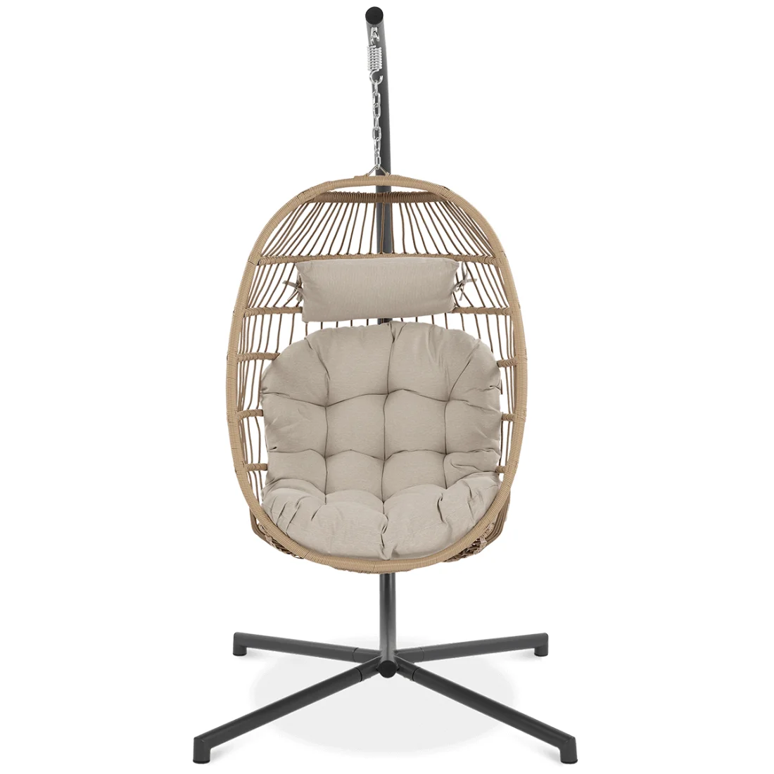 HARMONY FOTEL WISZĄCY BEIGE (004791) - obrazek 3