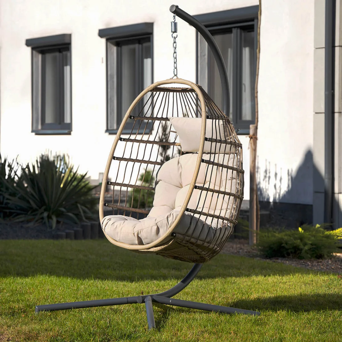 HARMONY FOTEL WISZĄCY BEIGE (004791) - obrazek 7