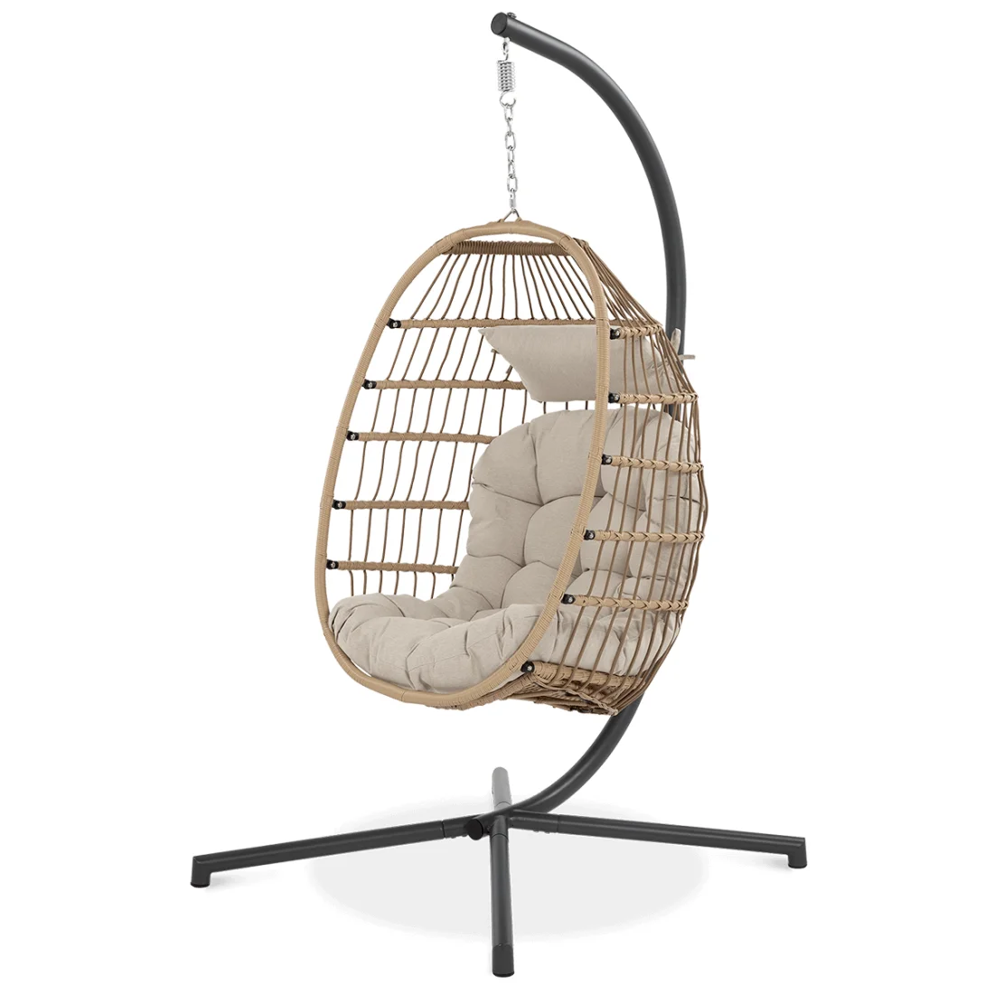 HARMONY FOTEL WISZĄCY BEIGE (004791) - obrazek 4