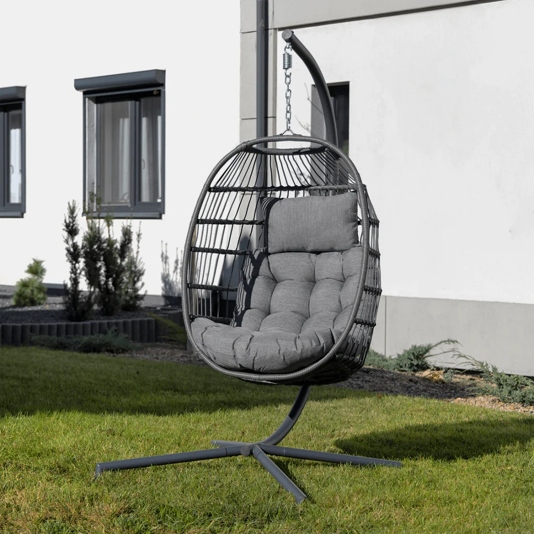 HARMONY FOTEL WISZĄCY GREY (004793) - obrazek 3