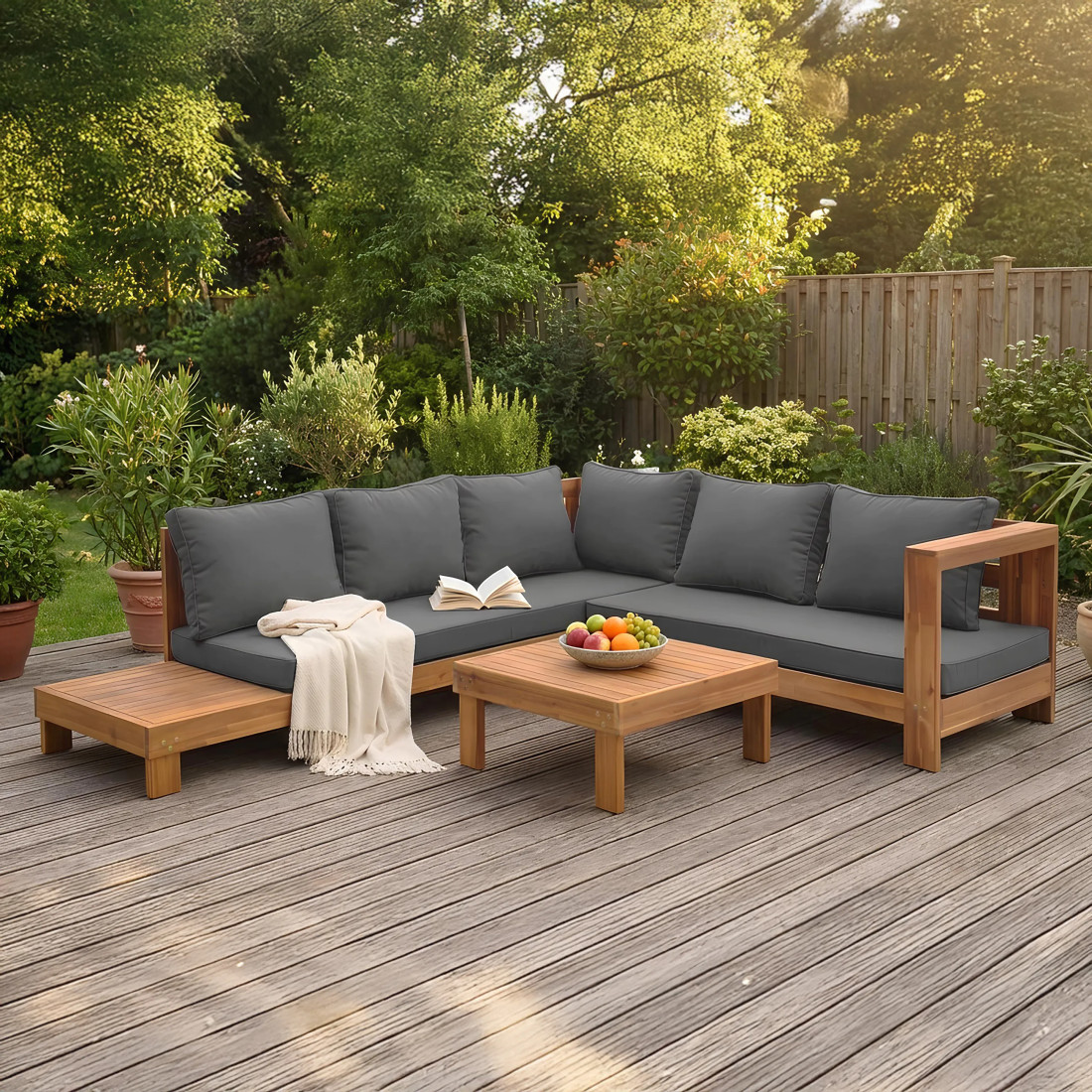 HAVLA CAFFE NAROŻNIK ACACIA WOOD (008123) - obrazek 3