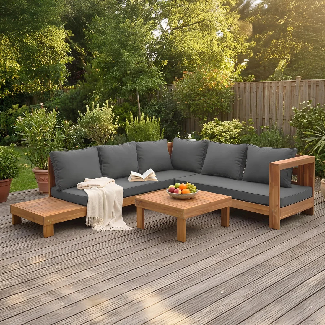 HAVLA CAFFE NAROŻNIK ACACIA WOOD (008123) - obrazek 3