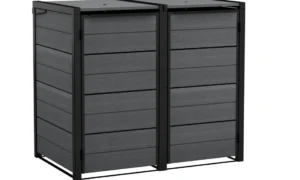HIDE AWAY 2x 240L ZABUDOWA KOSZY GREY (007675)