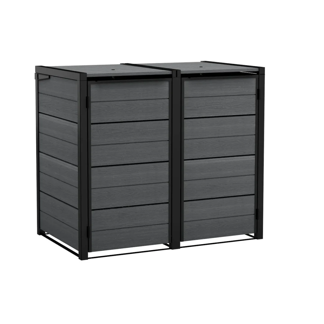 HIDE AWAY 2x 240L ZABUDOWA KOSZY GREY (007675)