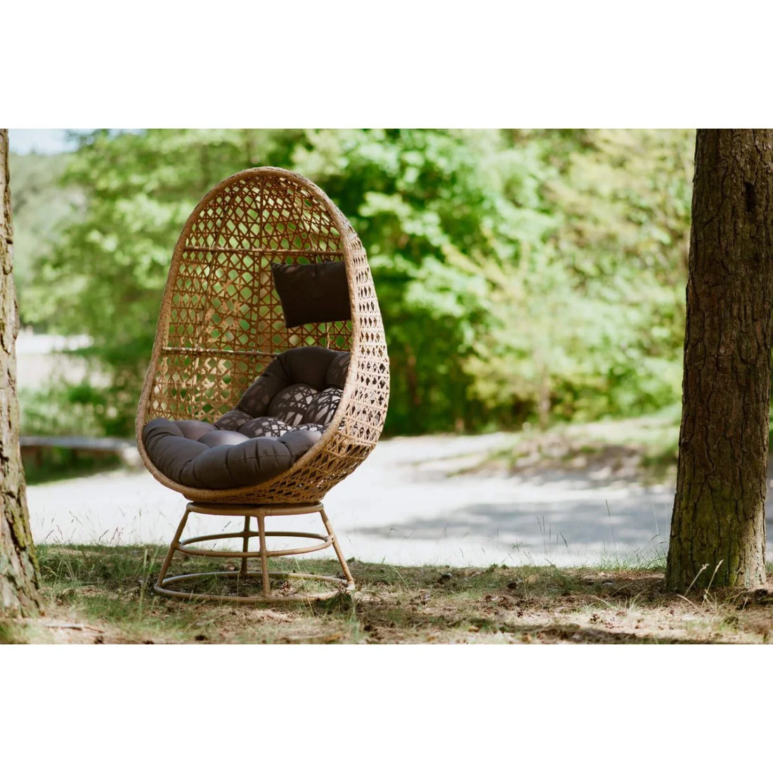 HOLIDAY FOTEL OBROTOWY BEIGE (002761) - obrazek 10