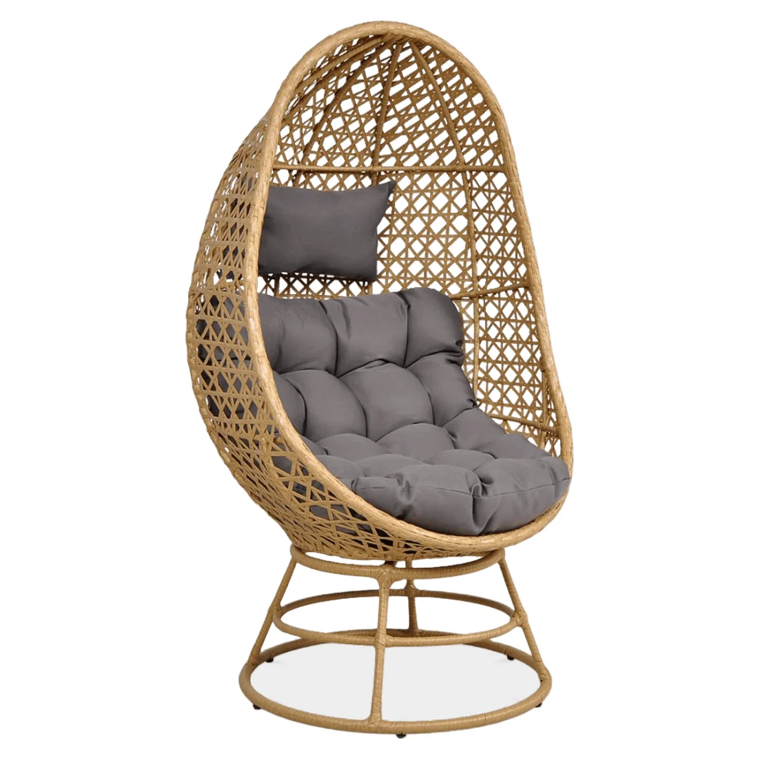 HOLIDAY FOTEL OBROTOWY BEIGE (002761)