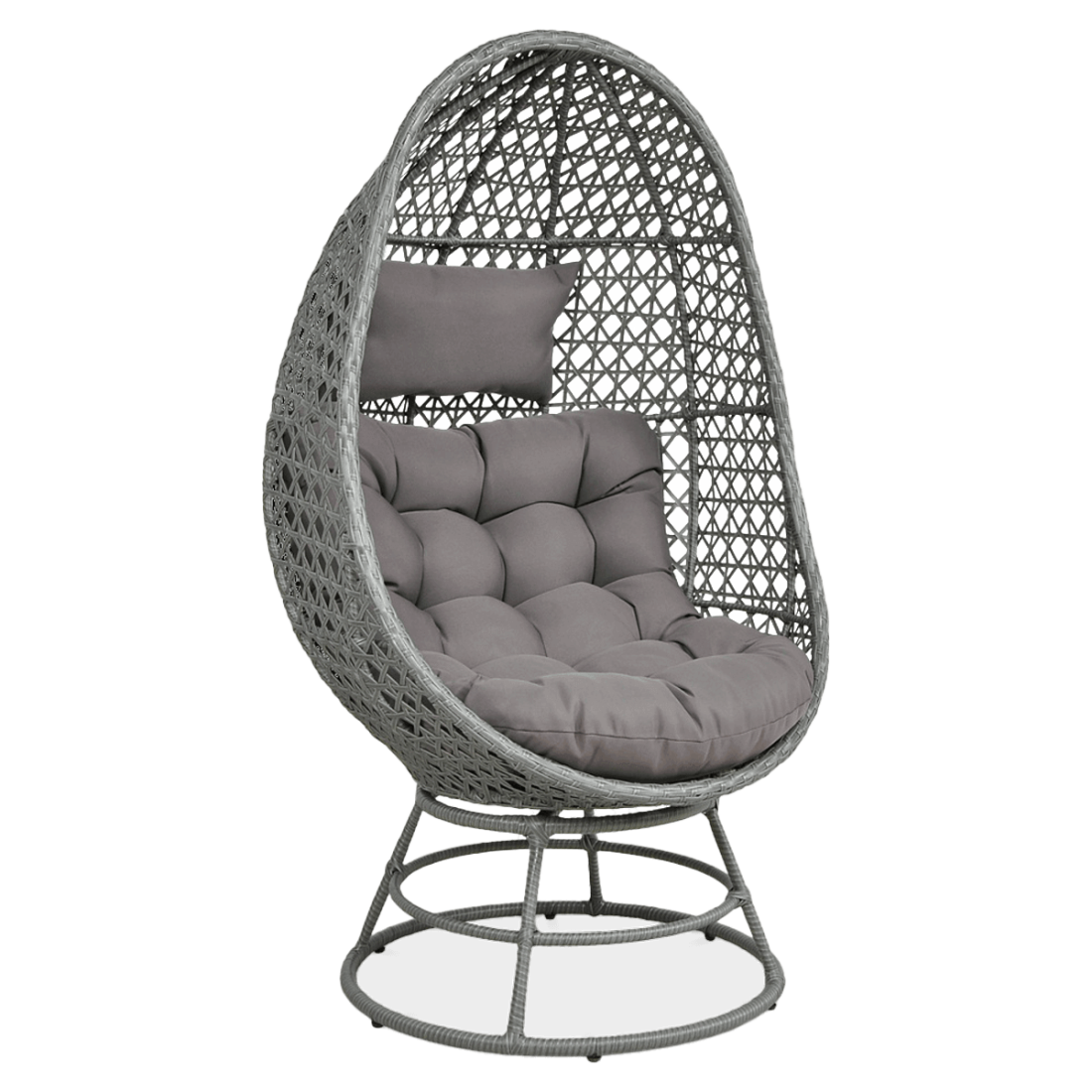 HOLIDAY FOTEL OBROTOWY GREY (002762)