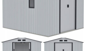 HUDSON 9x10 DOMEK METALOWY LIGHT GREY (003137)