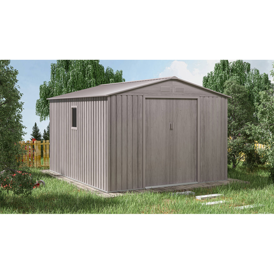 HUDSON 9x10 DOMEK METALOWY LIGHT WOOD (003817) - obrazek 4