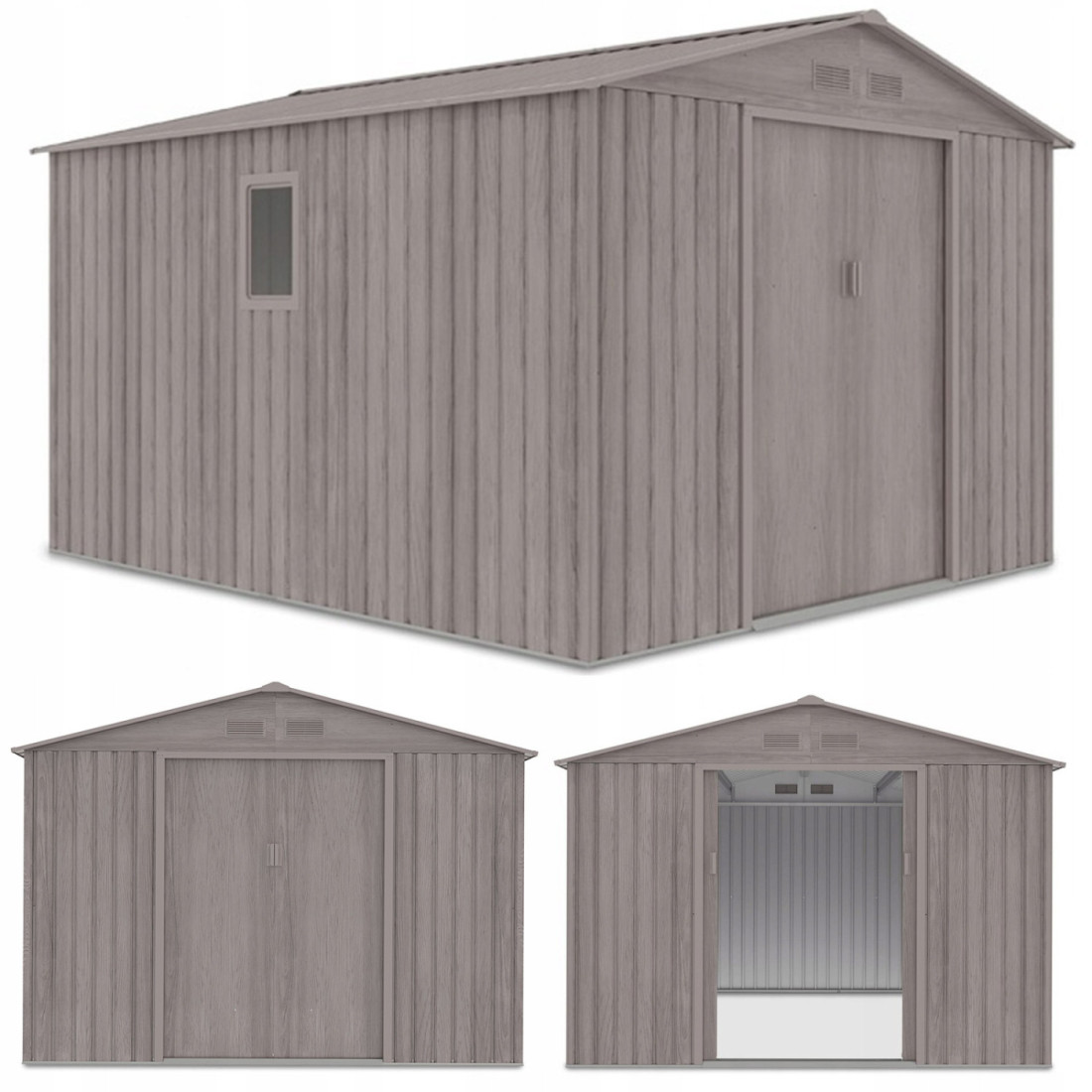 HUDSON 9x10 DOMEK METALOWY LIGHT WOOD (003817)