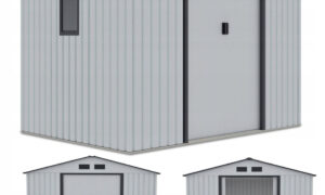 HUDSON 9x6 DOMEK METALOWY LIGHT GREY (003133)