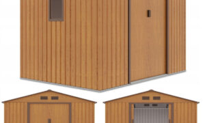 HUDSON 9x6 DOMEK METALOWY OAK/BROWN (003812)