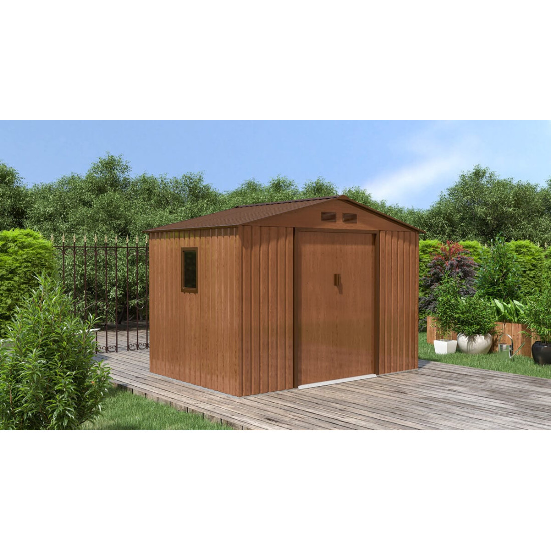 HUDSON 9x6 DOMEK METALOWY WALNUT (003391) - obrazek 3