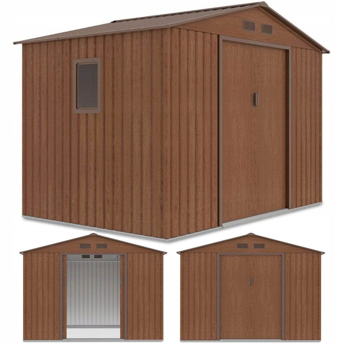 HUDSON 9x6 DOMEK METALOWY WALNUT (003391)