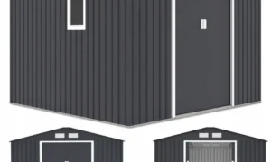 HUDSON 9x8 DOMEK METALOWY COLD GREY (003134)