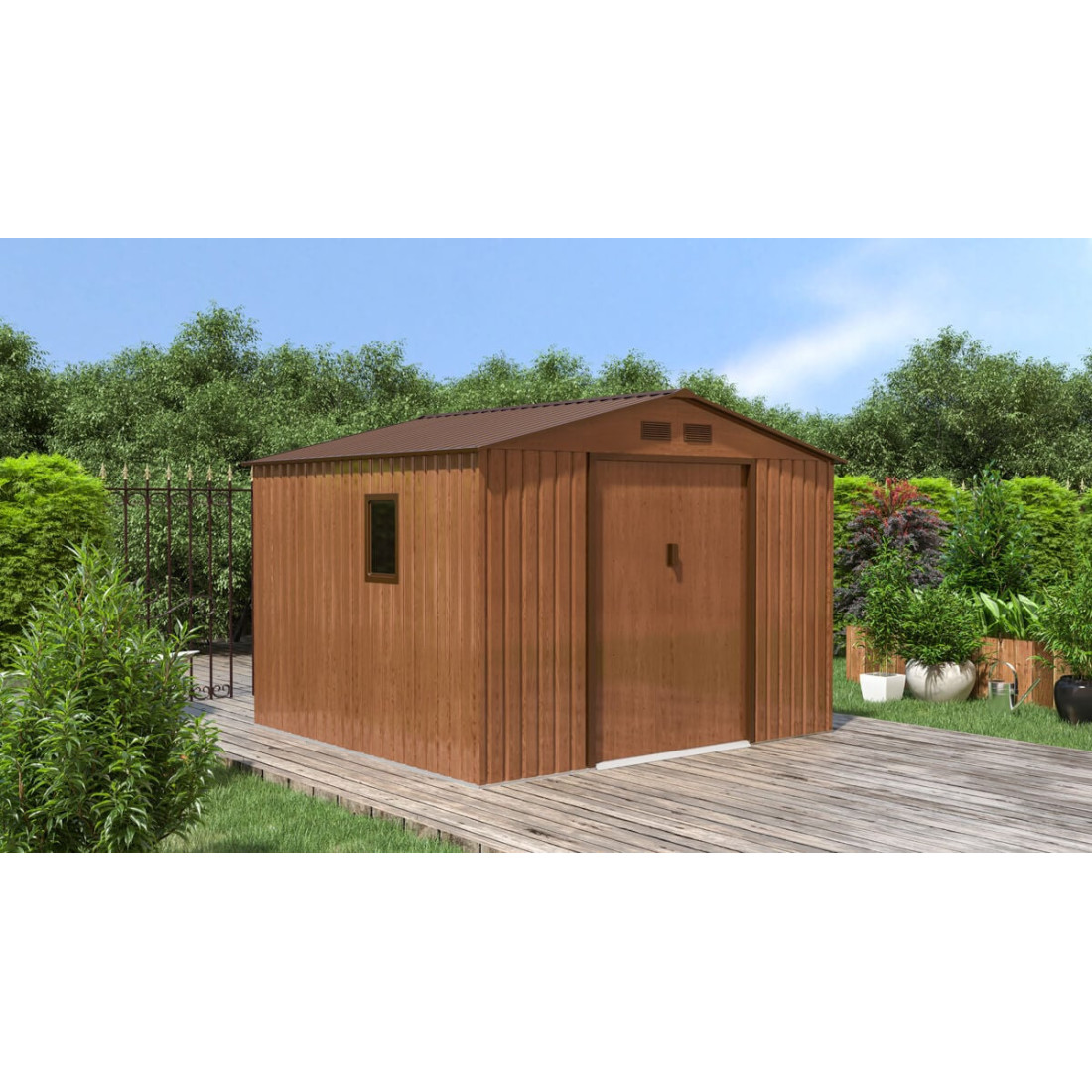 HUDSON 9x8 DOMEK METALOWY WALNUT (003392) - obrazek 4
