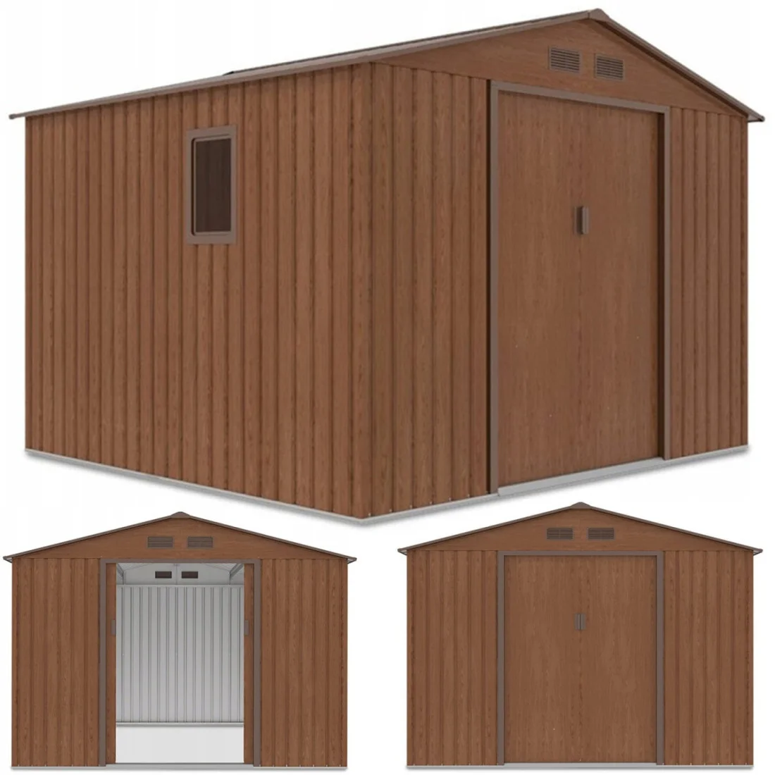 HUDSON 9x8 DOMEK METALOWY WALNUT (003392)