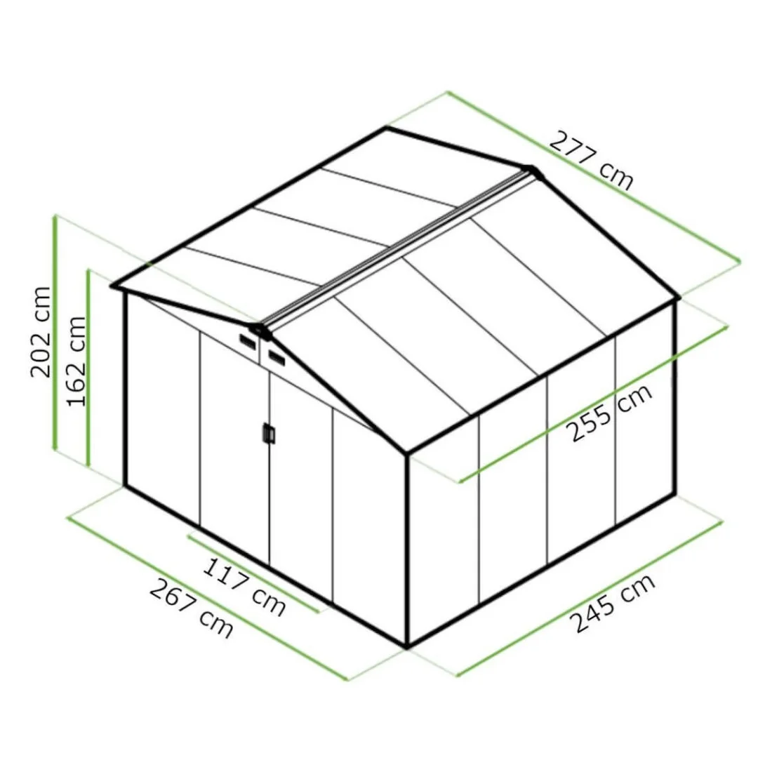 HUDSON 9x8 DOMEK METALOWY WALNUT (003392) - obrazek 3