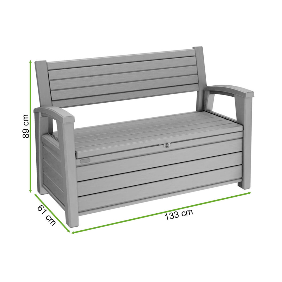 HUDSON BENCH ŁAWKA/SKRZYNIA NON BRUSH (006103) - obrazek 4