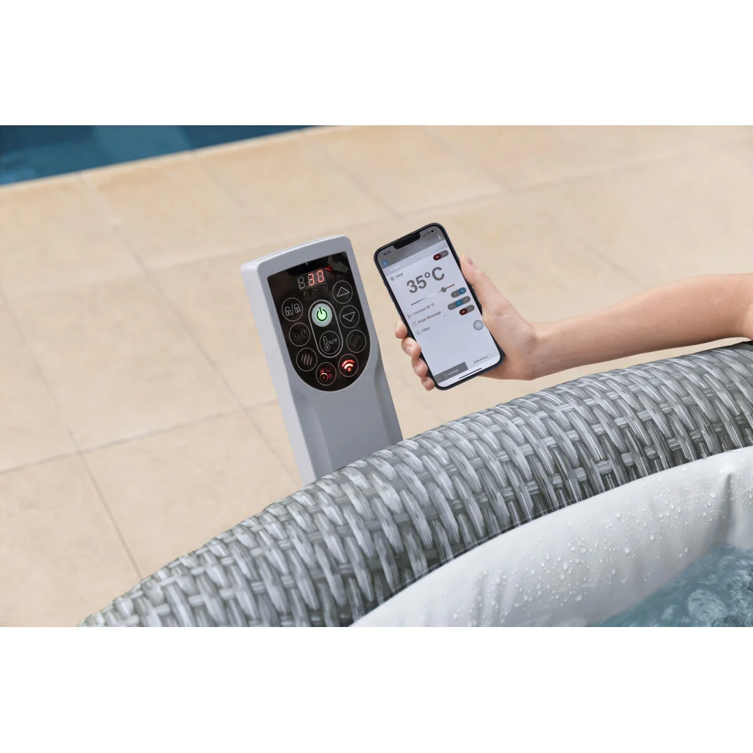 JACUZZI SPA BALI AIRJET 1.96x0.71M BESTWAY 6001N (007572) - obrazek 4