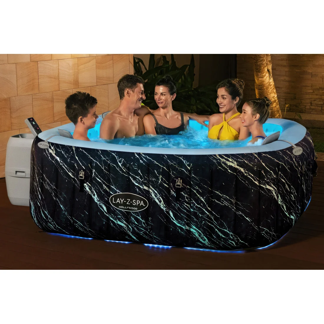 JACUZZI SPA HOLLYWOOD AIRJET 1.80x1.80x0.66M BESTWAY 6001F (007570)