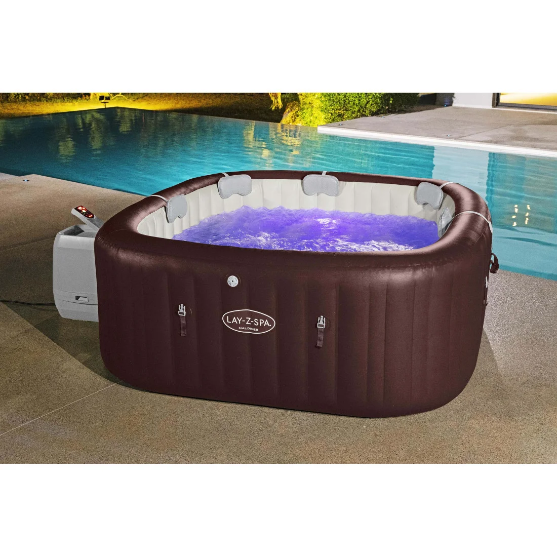 JACUZZI SPA MALDIVES AIRJET 2.01x2.01x0.80M BESTWAY 6001U (008971) - obrazek 6