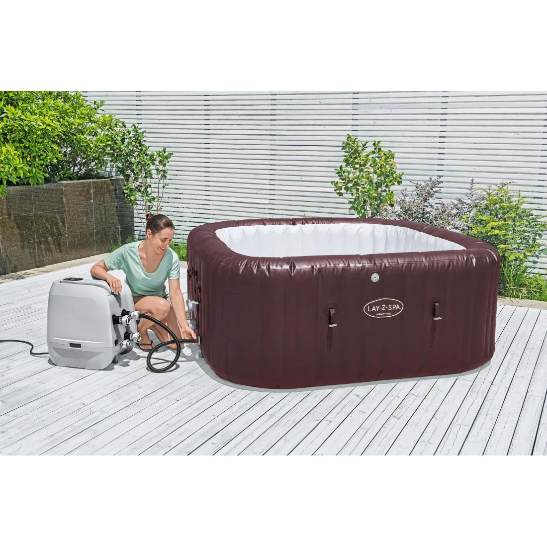 JACUZZI SPA MALDIVES AIRJET 2.01x2.01x0.80M BESTWAY 6001U (008971) - obrazek 12