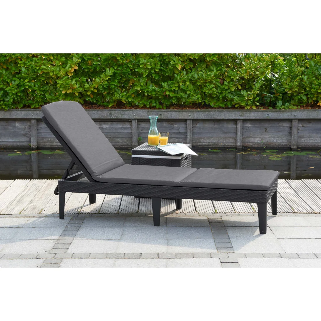 JAIPUR LEŻAK GRAPHITE (003697) - obrazek 2