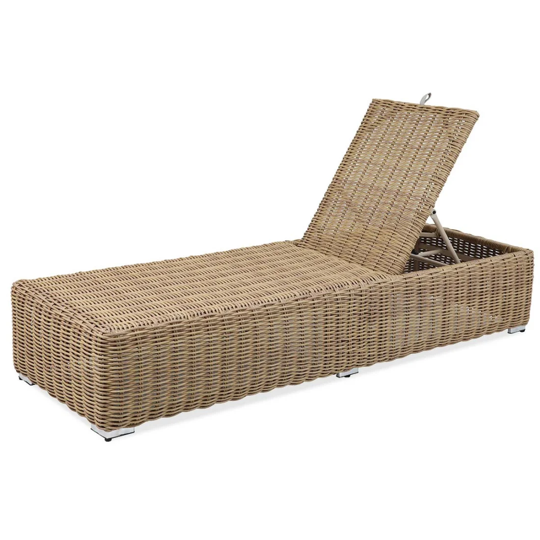 JAKARTA LEŻAK Z PODUSZKĄ BEIGE (007290) - obrazek 6