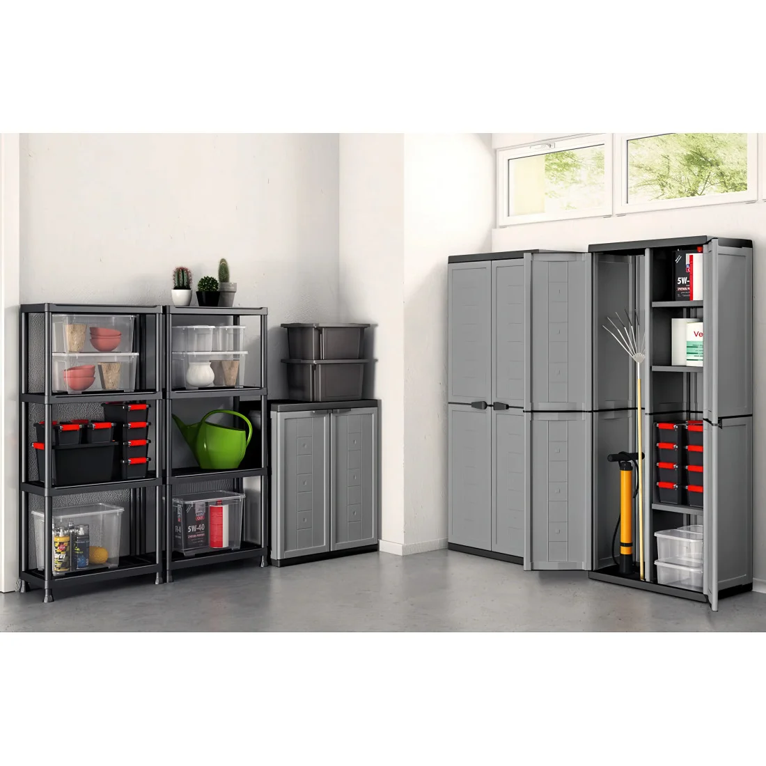 JOLLY UTILITY CABINET DARK GREY SZAFA (003202) - obrazek 8