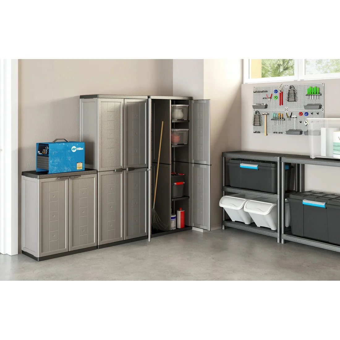 JOLLY UTILITY CABINET DARK GREY SZAFA (003202) - obrazek 9