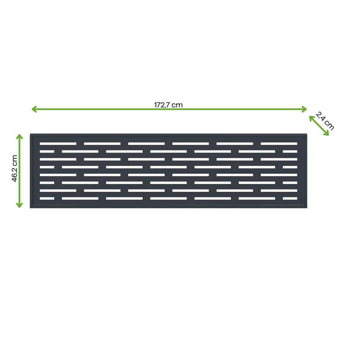 KRATKA DEKORACYJNA NEO ANTHRACITE (009113) - obrazek 2