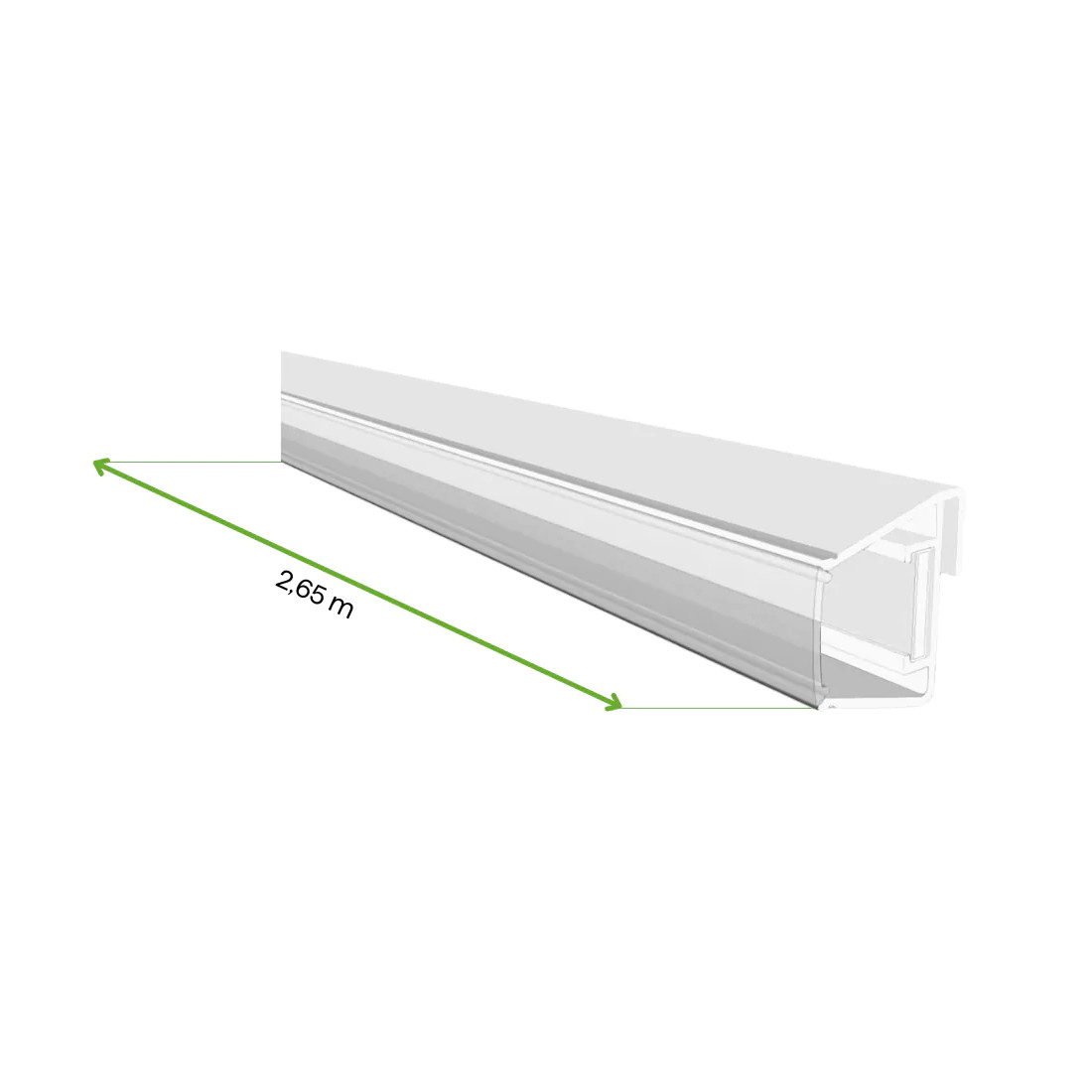 LED OŚWIETLENIE 2.65M x2 WHITE (008960) - obrazek 2