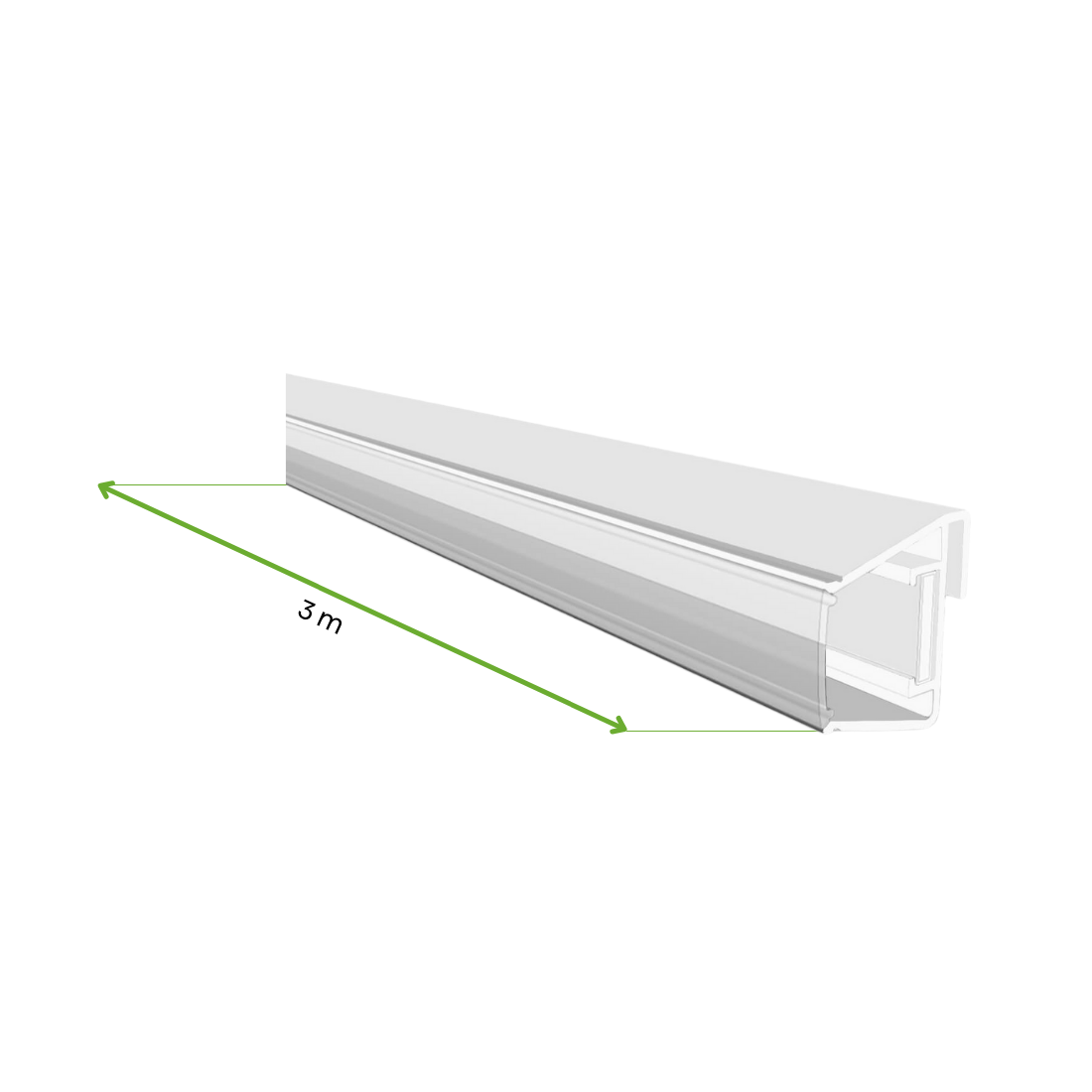 LED OŚWIETLENIE 3.0M x2 WHITE (005921) - obrazek 2