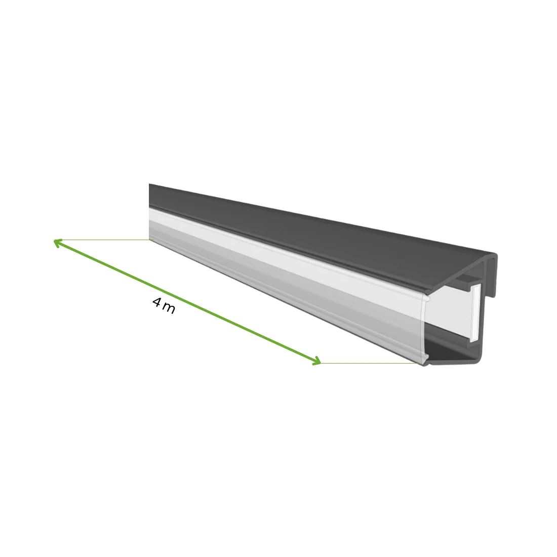LED OŚWIETLENIE 4.0M x2 ANTHRACITE (005923) - obrazek 2