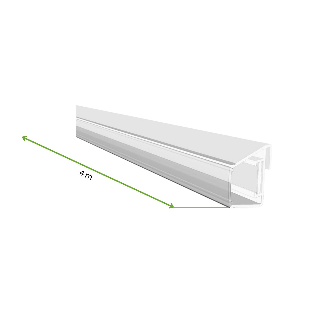 LED OŚWIETLENIE 4.0M x2 WHITE (005924) - obrazek 2