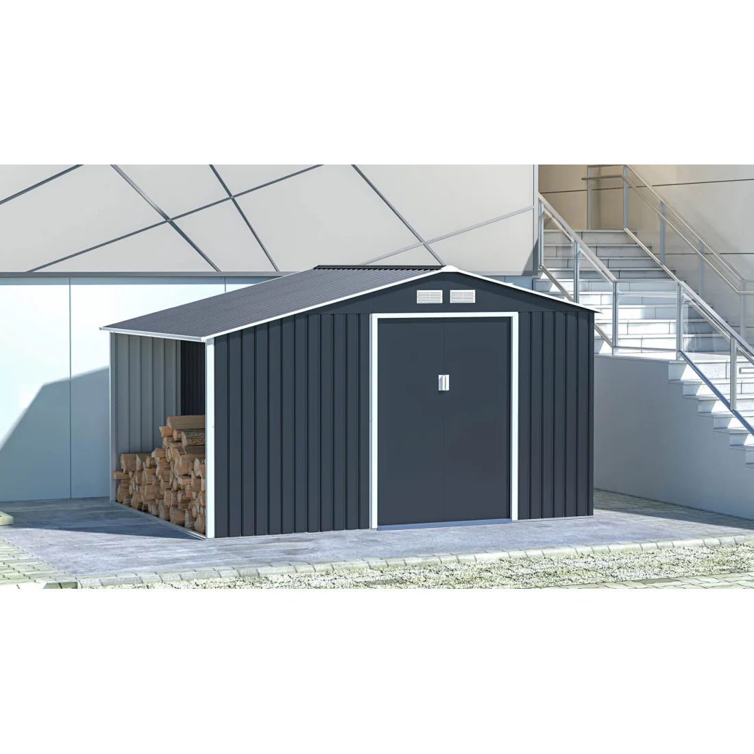 MADISON 11x8 DOMEK METALOWY COLD GREY (003994) - obrazek 4