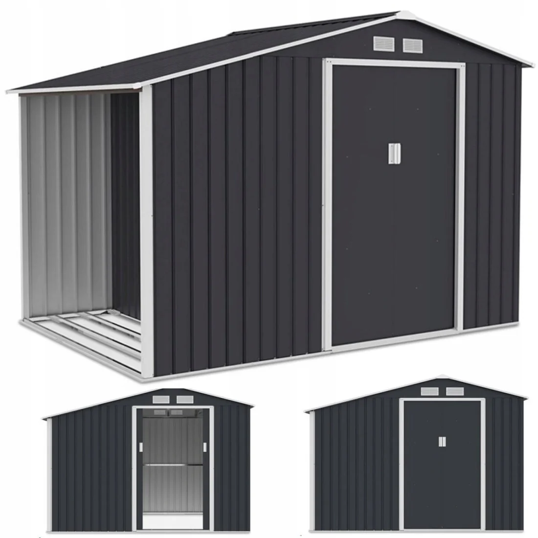 MADISON 9x6 DOMEK METALOWY COLD GREY (003997)