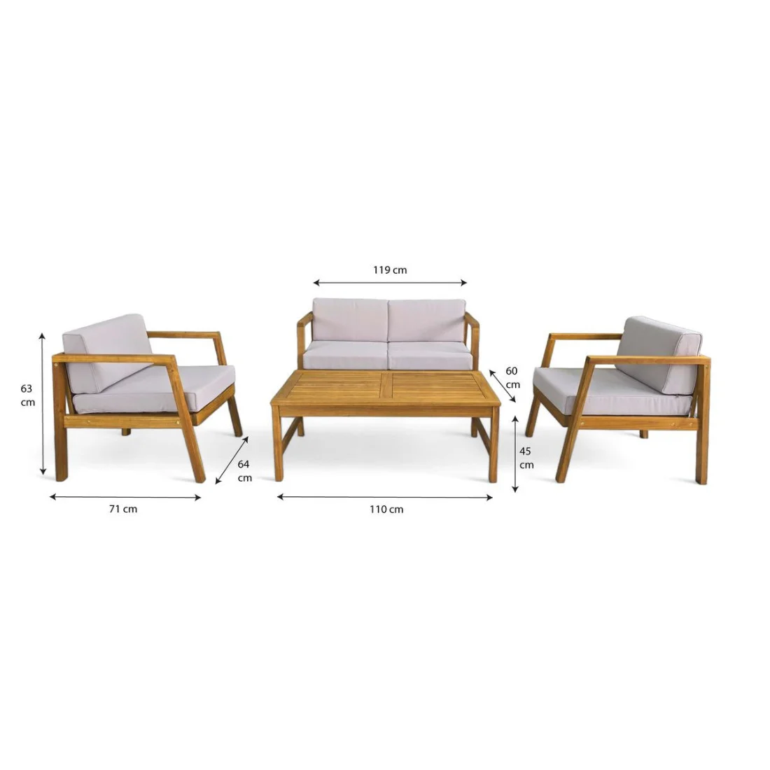 MALMO CAFFE ZESTAW ACACIA WOOD (007286) - obrazek 12
